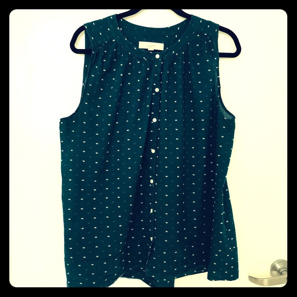 Ann Taylor LOFT sleeveless blouse